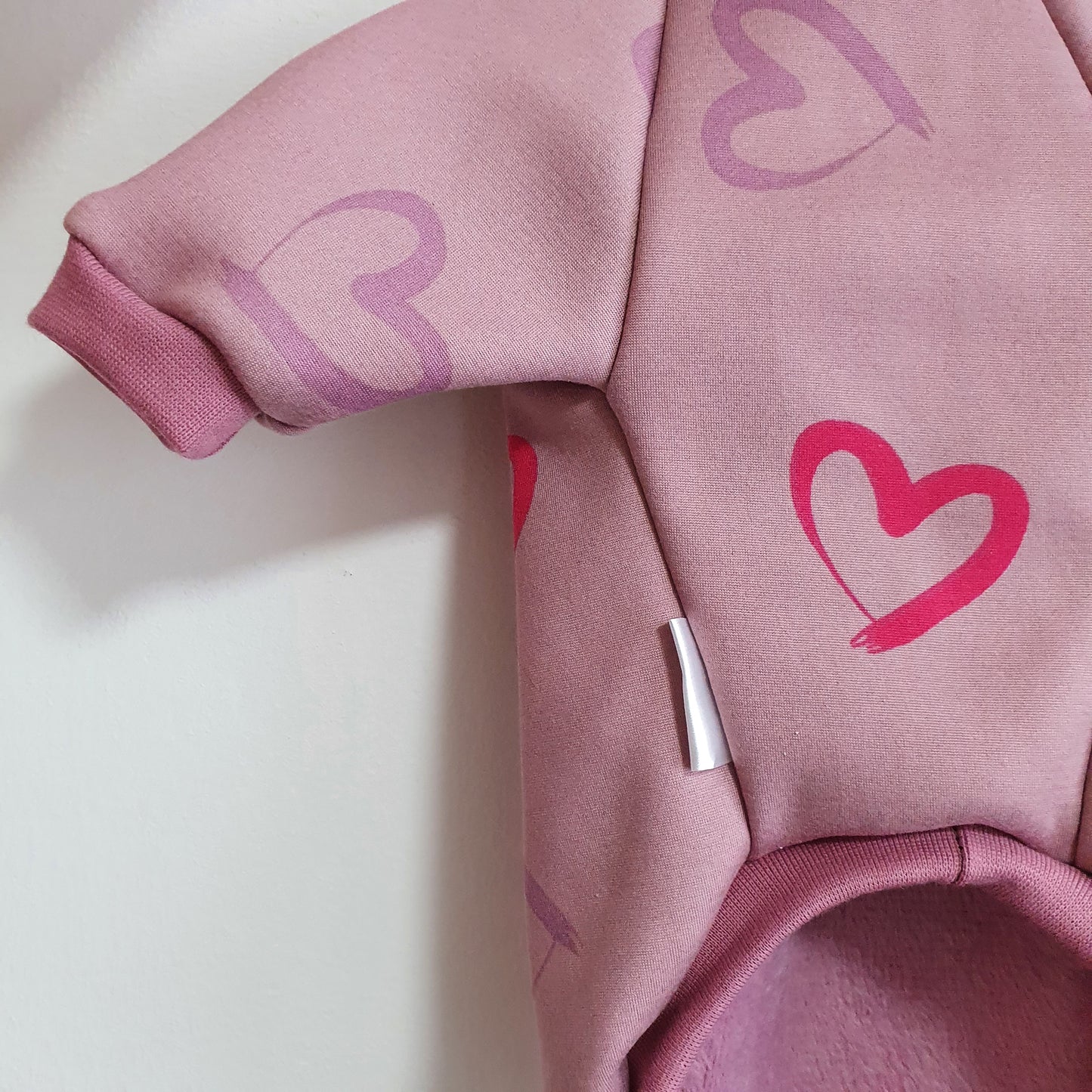 Hoodie Pink Heart